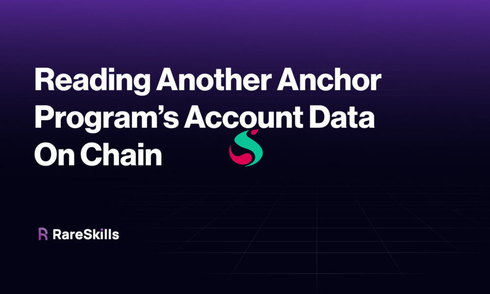 anchor framework solana on chain data