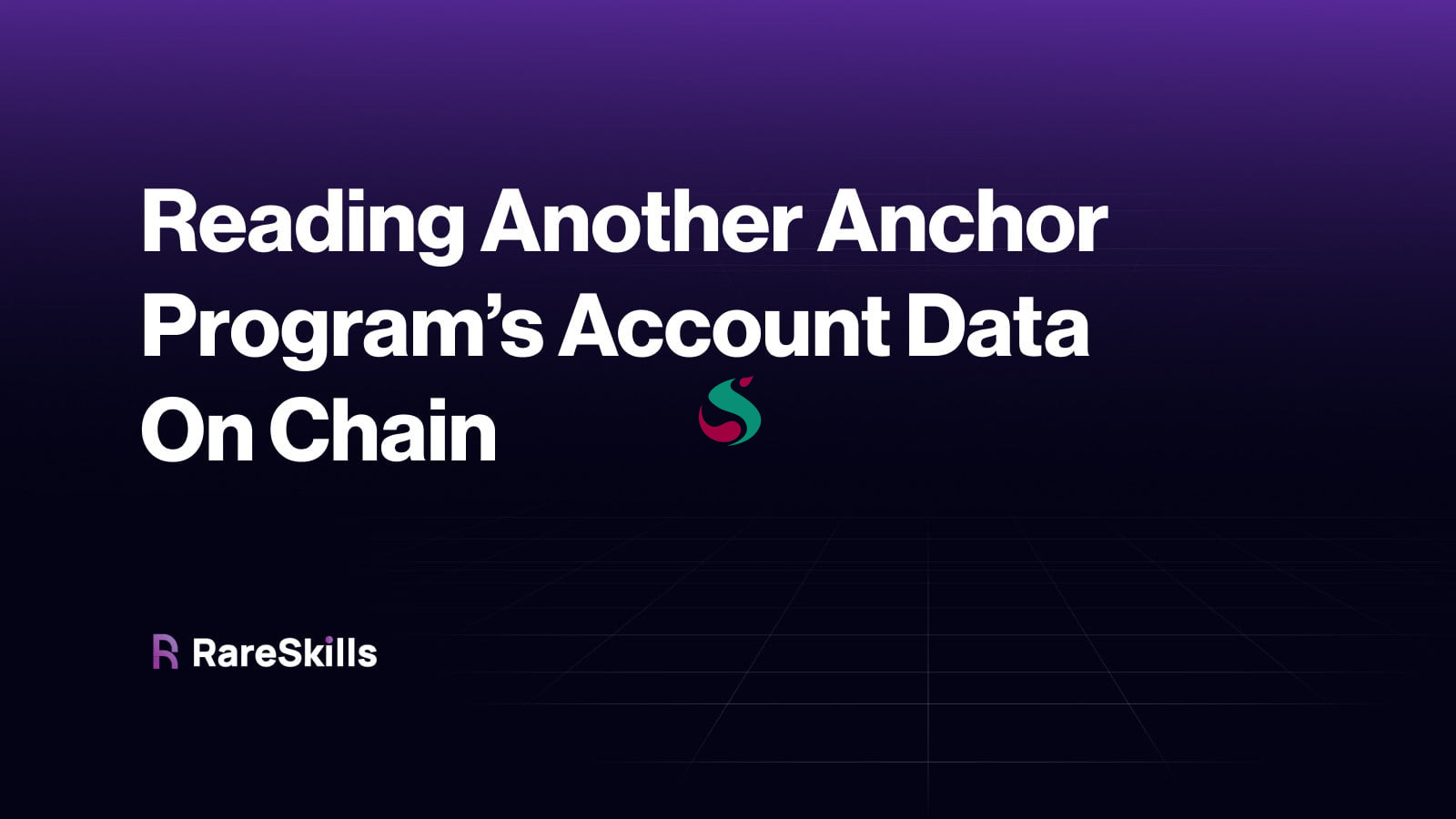 anchor framework solana on chain data